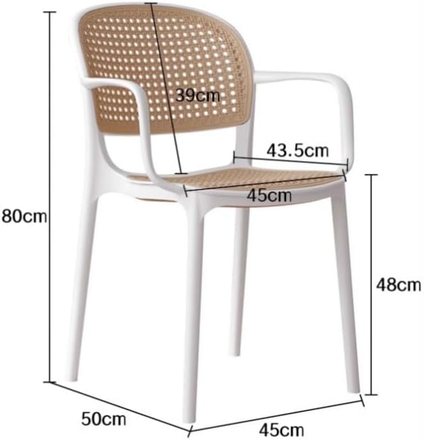 Rattan Stackable Garden Arm Chair