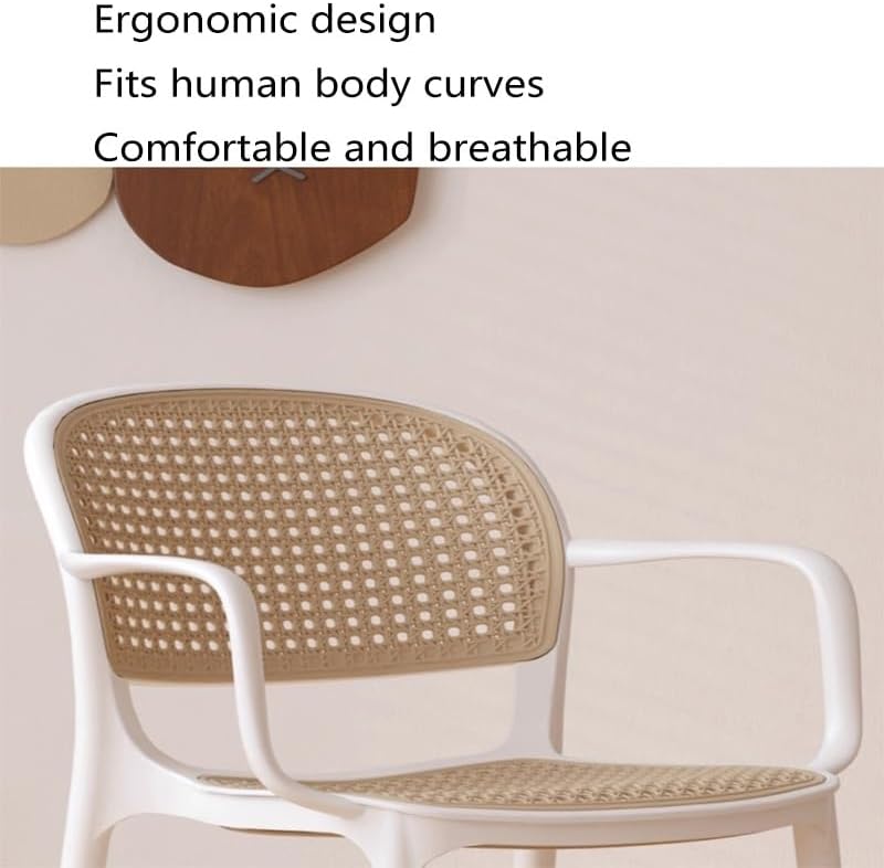 Rattan Stackable Garden Arm Chair