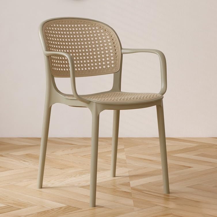 Rattan Stackable Garden Arm Chair