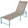 Blue Adjustable Patio Lounge Chair