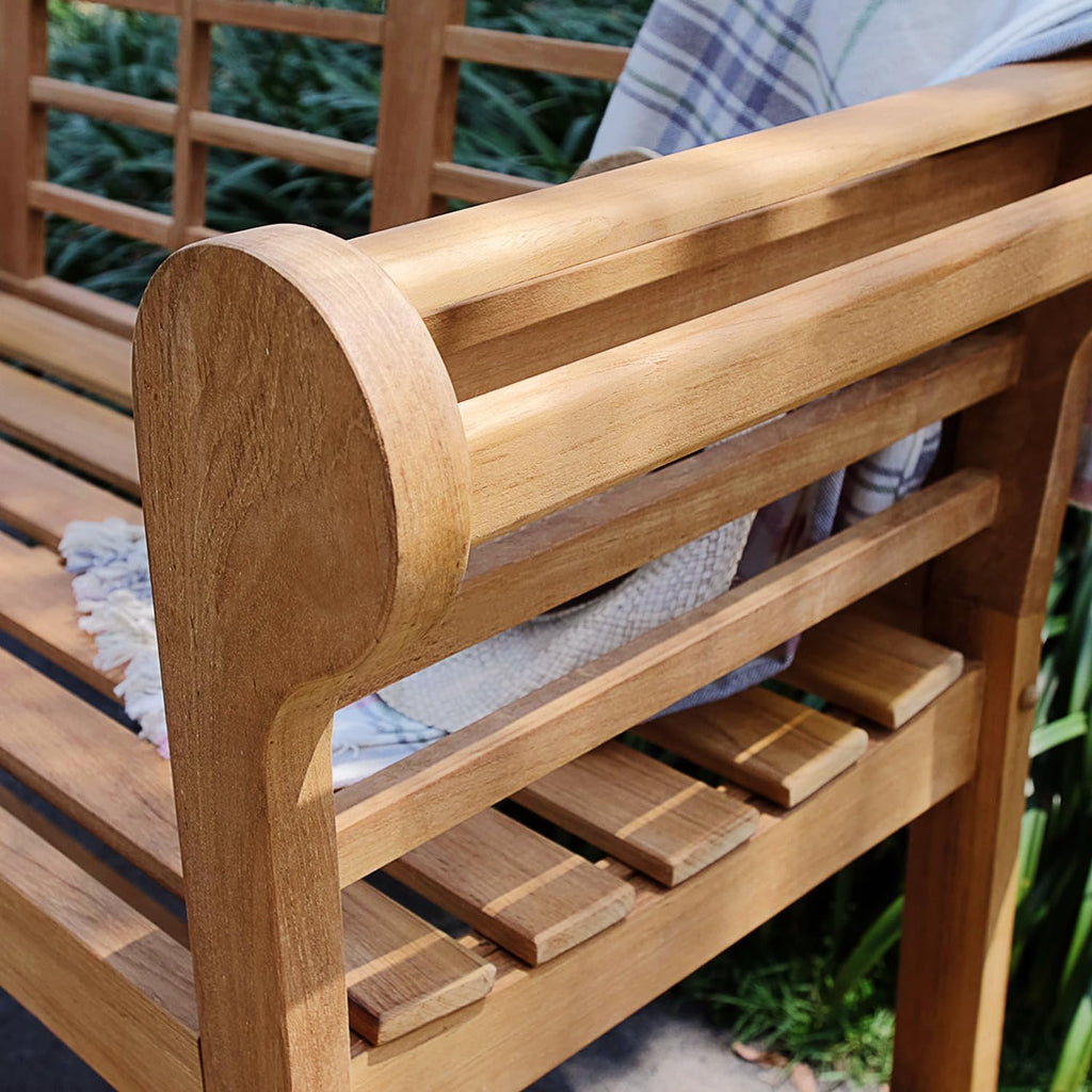 Casual Lutyens 4FT Teak Bench