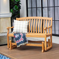 Teak Wood Glider Bench