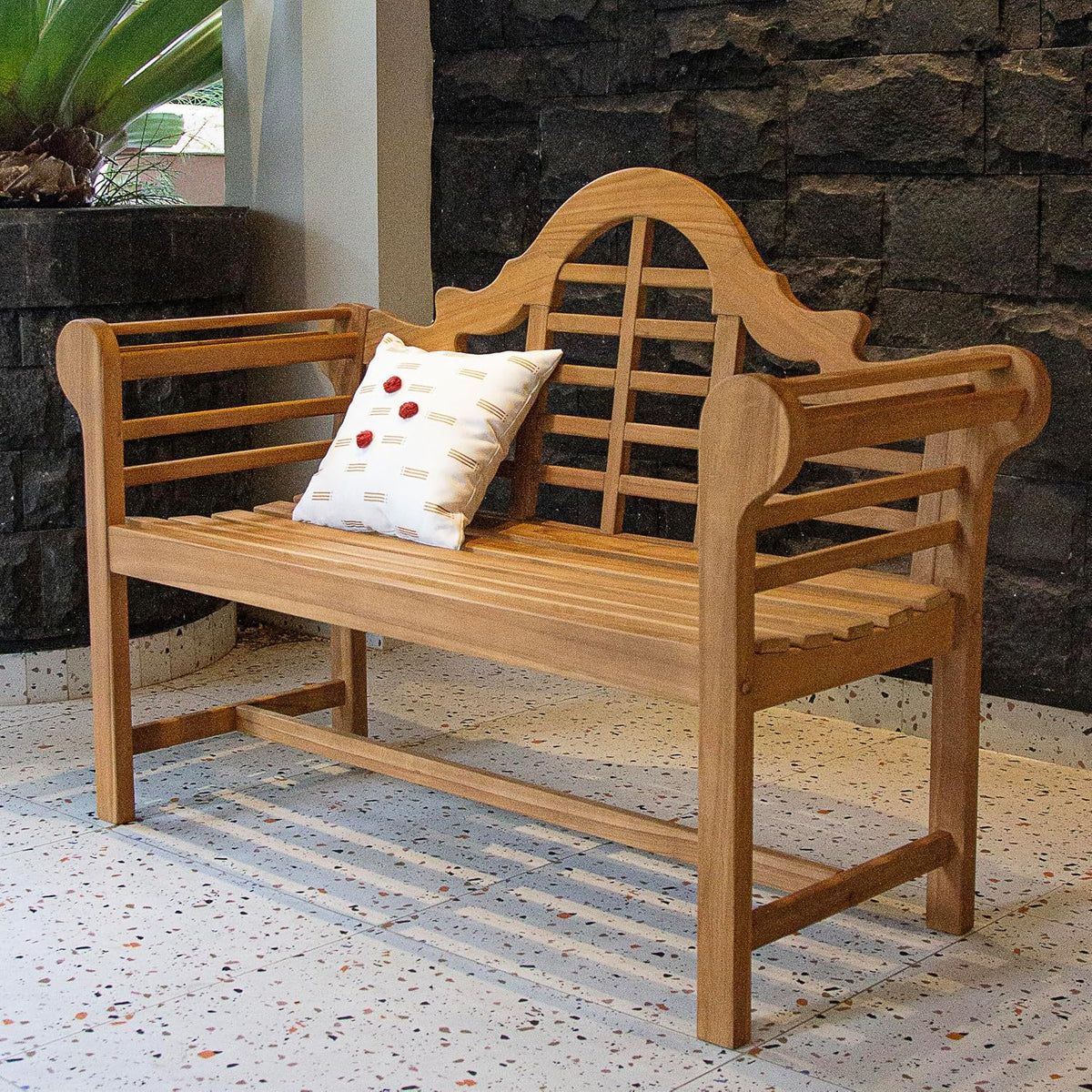 Casual Lutyens 4FT Teak Bench