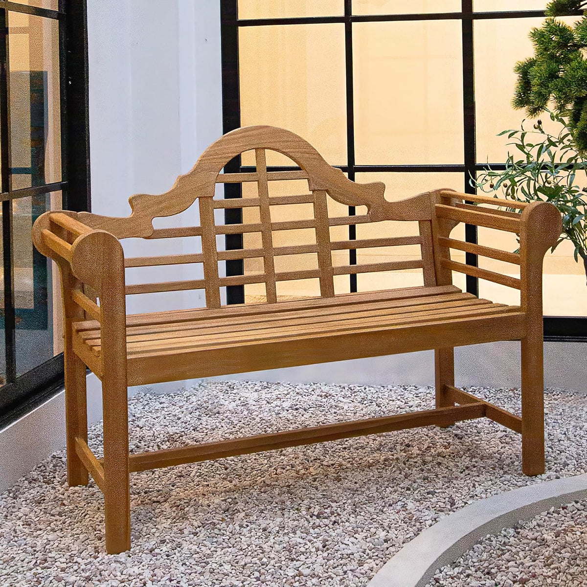 Casual Lutyens 4FT Teak Bench