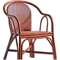 Natural Rattan Stackable Bistro Armchair