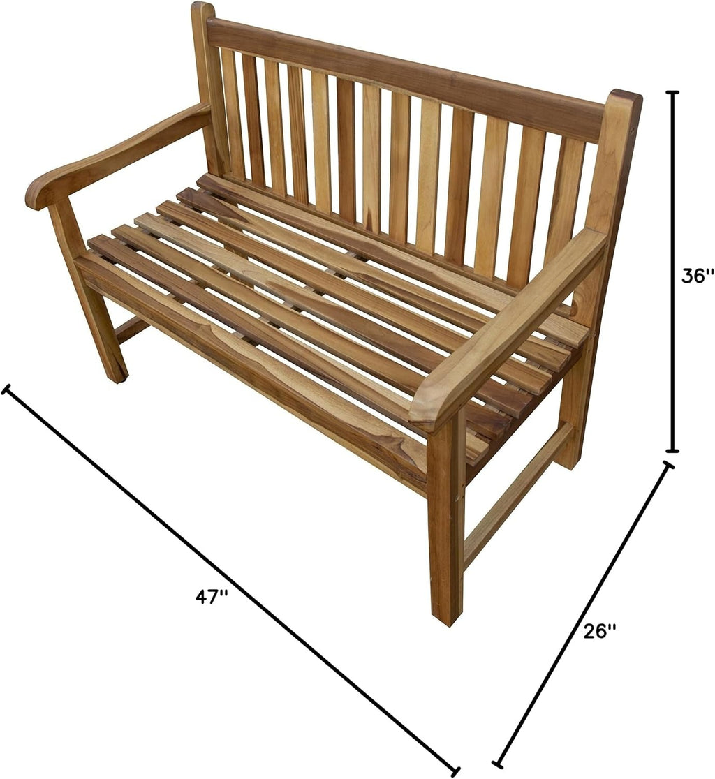 51" Teak Bench